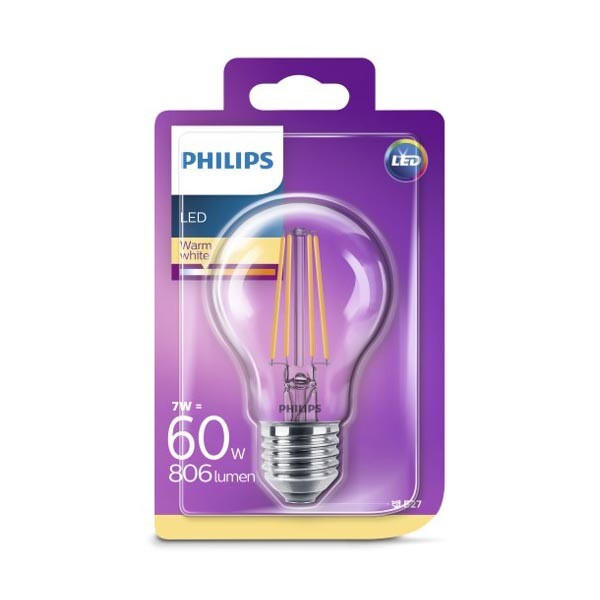Philips LED Classic 60W A60 E27 2700K Ampul