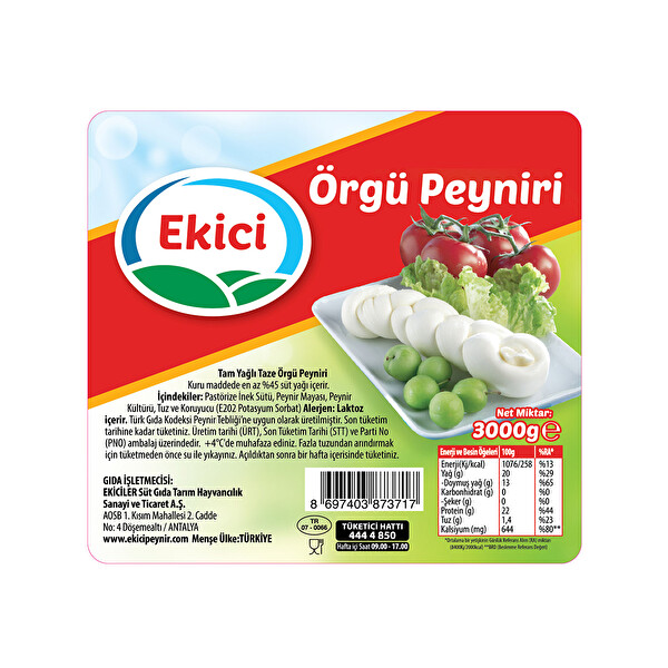 Ekici Örgü Peyniri kg Ekici Örgü Peyniri kg