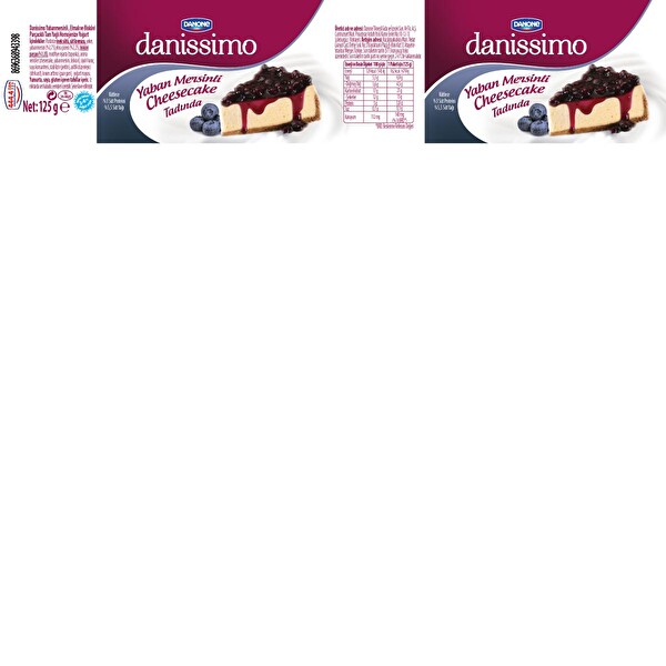 Danissimo Yaban Mersinli Cheesecake 125 g Danissimo Yaban Mersinli Cheesecake 125 g