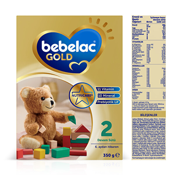 Bebelac Gold 2 Devam Sütü 350 g Bebelac Gold 2 Devam Sütü 350 g