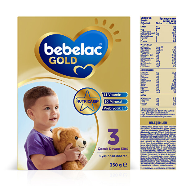 Bebelac Gold 3 Çocuk Devam Sütü 350 g Bebelac Gold 3 Çocuk Devam Sütü 350 g
