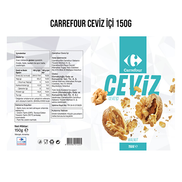 carrefour ceviz ici 150 g 30238862 carrefoursa