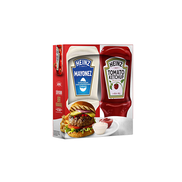 Heinz Ketçap 460 g Ve Mayonez 395 g İkili Set Heinz Ketçap 460 g Ve Mayonez 395 g İkili Set