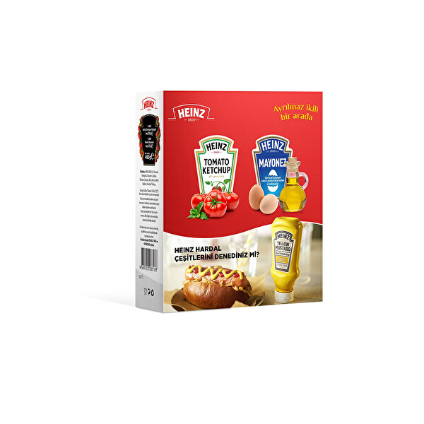 Heinz Ketçap 460 g Ve Mayonez 395 g İkili Set Heinz Ketçap 460 g Ve Mayonez 395 g İkili Set