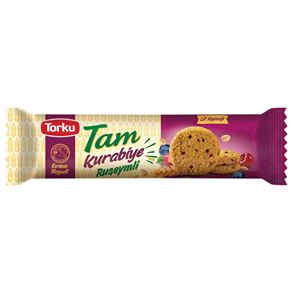 Torku Tam Kurabiye Ruşeymli Kırmızı Meyveler 90 g Torku Tam Kurabiye Ruşeymli Kırmızı Meyveler 90 g