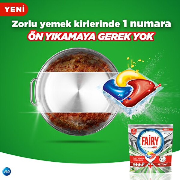 fairy platinum plus 40 yikama bulasik