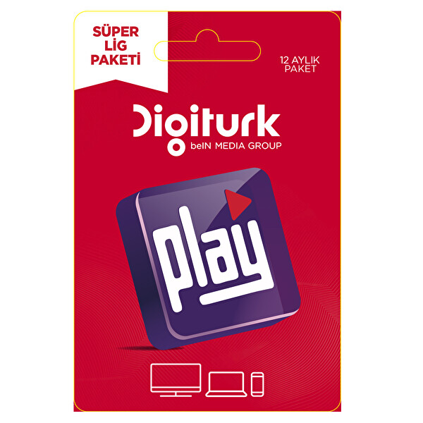 Digiturk Play Super Lig Paketi 12 Aylik 3 Ekran 30240747 Carrefoursa