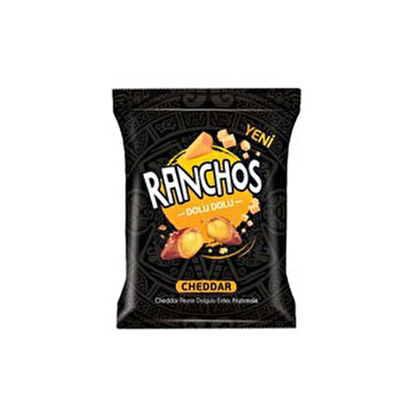 Ranchos Cheddar Peynir Kremalı Dolgulu Kraker 45G
