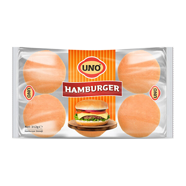 Uno Hamburger Ekmeği 6'lı 312 g Uno Hamburger Ekmeği 6'lı 312 g