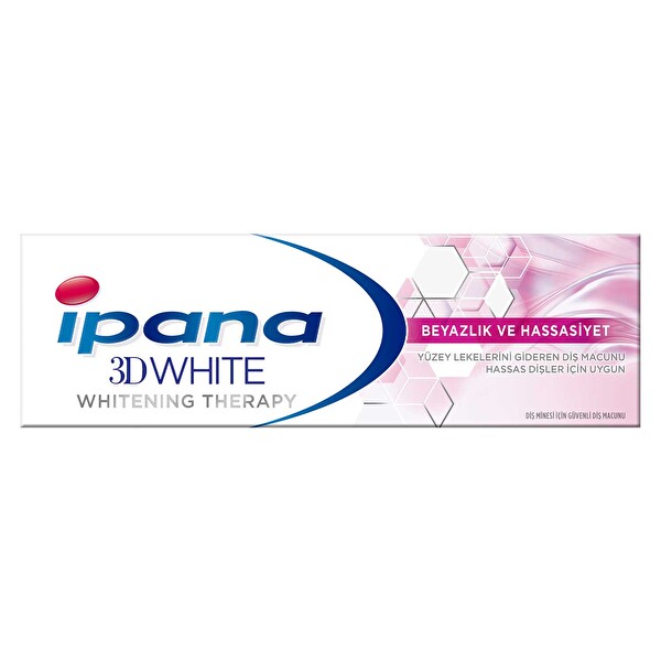 Ipana 3 Boyutlu Beyazlık Therapy Diş Macunu Hassas Beyazlık 1 Alana 1 Bedava Paketi (75 ml + 75ml) Ipana 3 Boyutlu Beyazlık Therapy Diş Macunu Hassas Beyazlık 1 Alana 1 Bedava Paketi (75 ml + 75ml)
