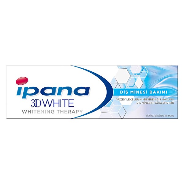 Ipana 3 Boyutlu Beyazlık Therapy Diş Macunu Diş Minesi Bakımı 1 Alana 1 Bedava Paketi (75 ml + 75ml) Ipana 3 Boyutlu Beyazlık Therapy Diş Macunu Diş Minesi Bakımı 1 Alana 1 Bedava Paketi (75 ml + 75ml)