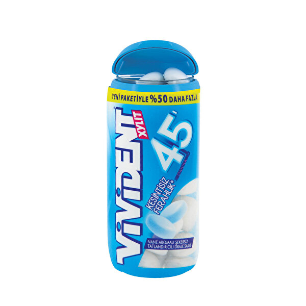 Vivident 45 Dakika Sakız Nane Aromalı 33 g Vivident 45 Dakika Sakız Nane Aromalı 33 g