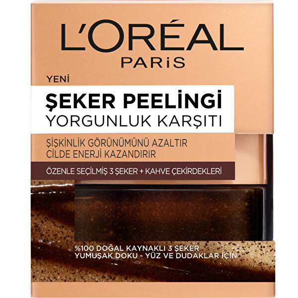 L'oreal Paris Şeker Peelingi Yorgunluk Karşıtı Kahve Çekirdeği 50 ml L'oreal Paris Şeker Peelingi Yorgunluk Karşıtı Kahve Çekirdeği 50 ml