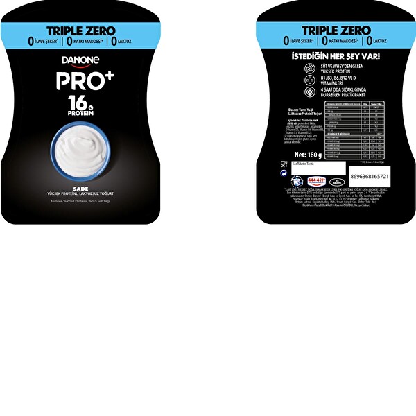 Danone Protein Sade Yoğurt 180 g Danone Protein Sade Yoğurt 180 g