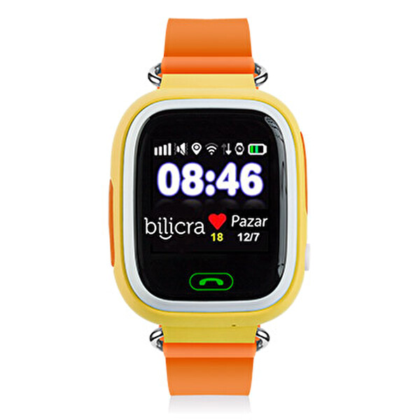 Bilicra Akıllı Çocuk Saati Turuncu