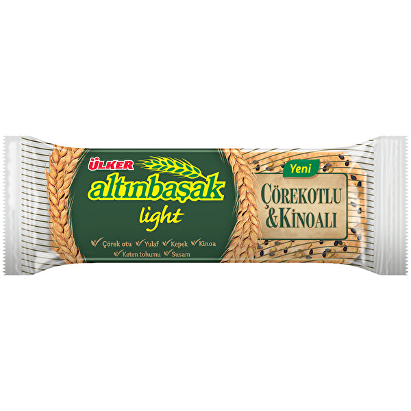Ülker Altınbaşak Çörekotlu Kinoalı 40 g Ülker Altınbaşak Çörekotlu Kinoalı 40 g