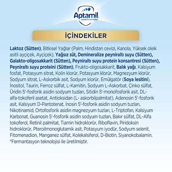 Aptamil 1 Bebek Sütü 1200 g Aptamil 1 Bebek Sütü 1200 g