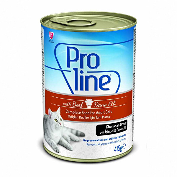 Proline Biftekli Konserve Kedi Maması 415 g Proline Biftekli Konserve Kedi Maması 415 g