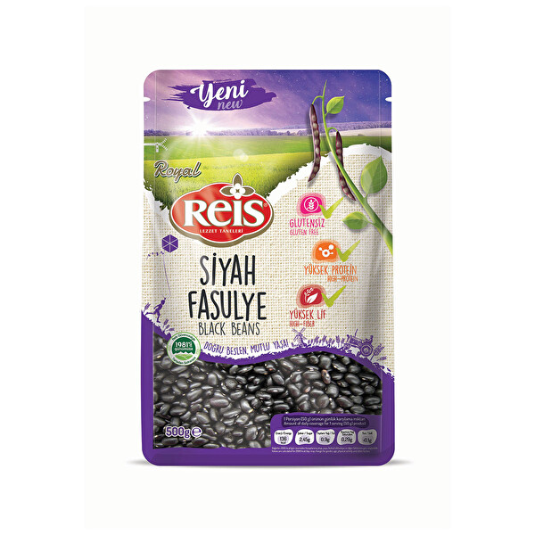 Reis Royal Siyah Fasulye 500 g Reis Royal Siyah Fasulye 500 g
