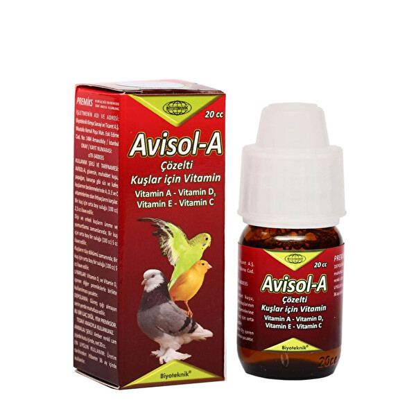 Avisol-A Kuş Vitamini 20 cc
