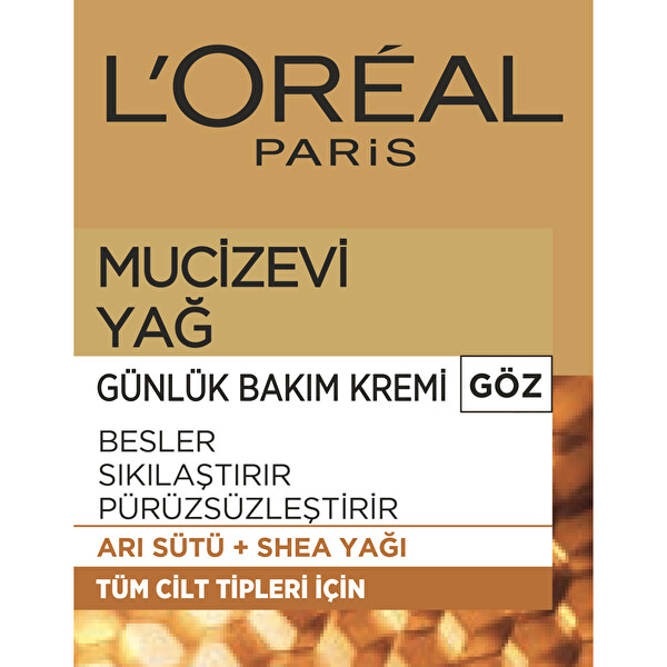 L Oreal Paris Mucizevi Yag Goz Kremi 15 Ml 30251029 Carrefoursa