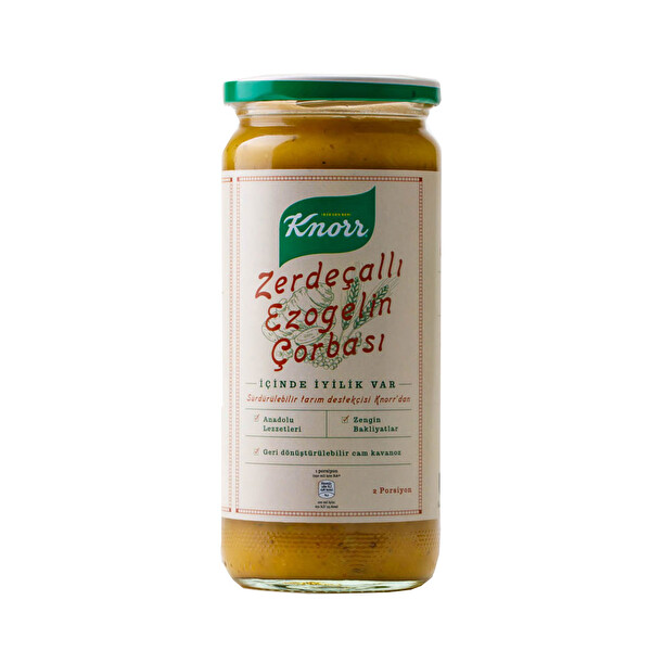 Knorr Zerdeçallı Ezogelin Çorbası 480 ml Cam Knorr Zerdeçallı Ezogelin Çorbası 480 ml Cam