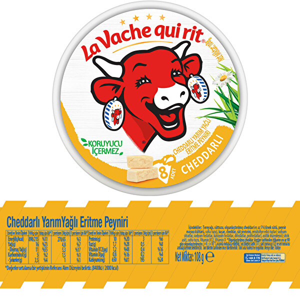 la vache qui rit cheddarli ucgen peynir