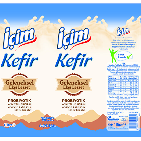icim geleneksel kefir 1000 ml 30253128