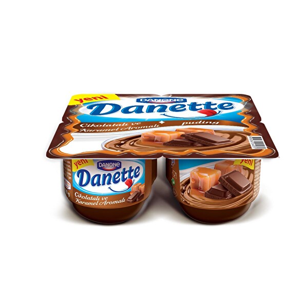 Danette Çikolatalı ve Karame Aromalı 4x100 g Danette Çikolatalı ve Karame Aromalı 4x100 g