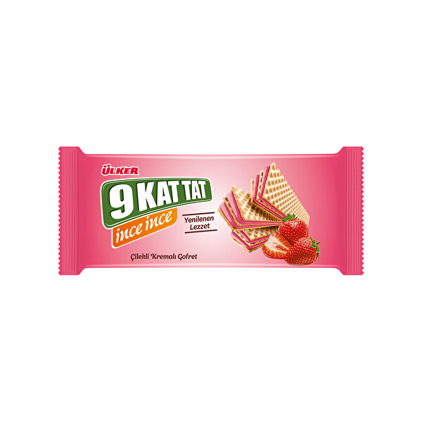 Ülker 9 Kat Tat İnce Çilekli 114 Gr