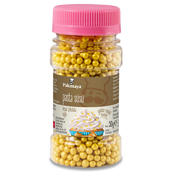 Pakmaya Pasta Süsü Yaldız Boncuk 50 g 30254132 CarrefourSA