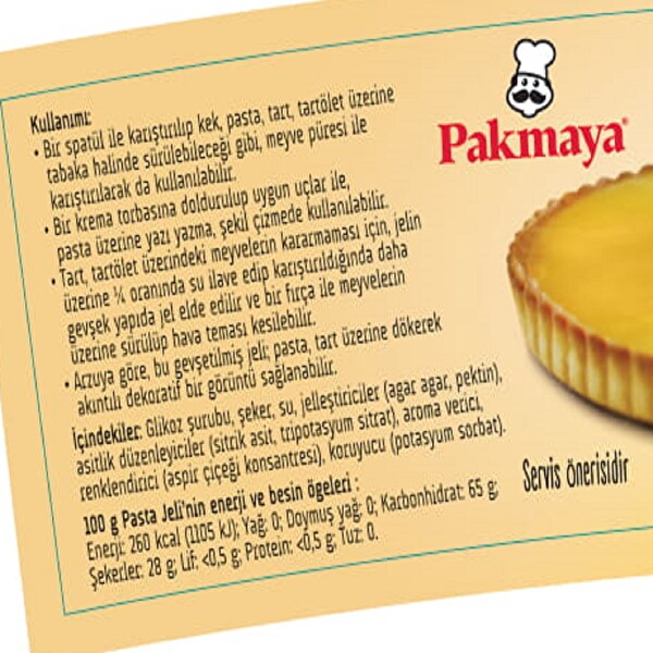 Pakmaya Pasta Jeli Limonlu 175 g Pakmaya Pasta Jeli Limonlu 175 g