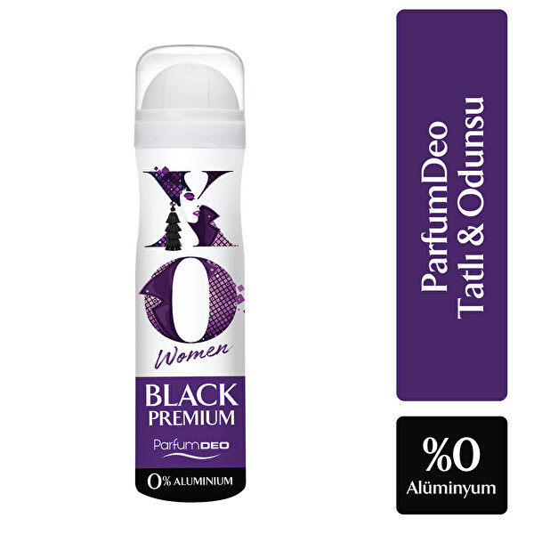 Xo Black Premium Kadin Deodorant 150ml 30254421 Carrefoursa