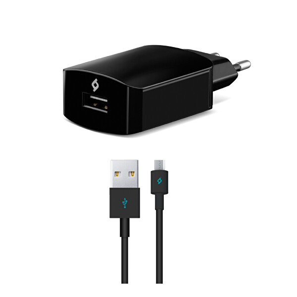 Ttec Speedcharger Seyahat Şarj Aleti Micro Usb 2.1A-Siyah