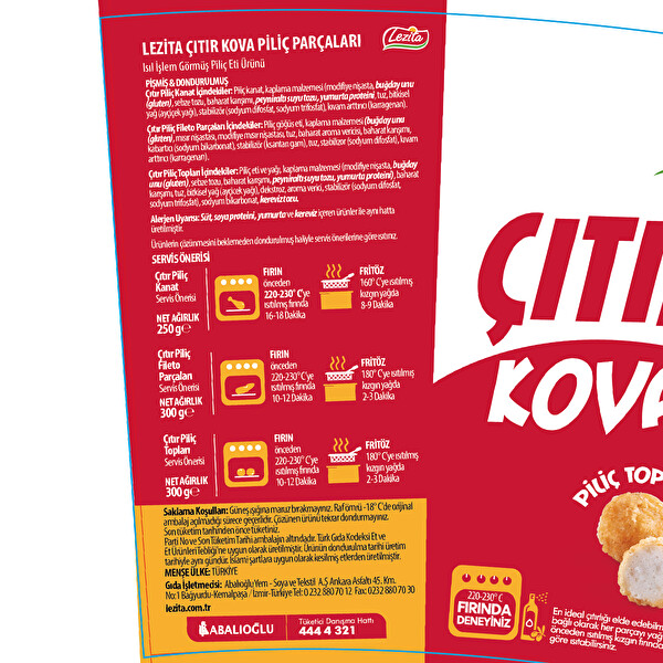 Lezita Citir Kova Pilic Parcalari Donuk 850 G 30254526 Carrefoursa