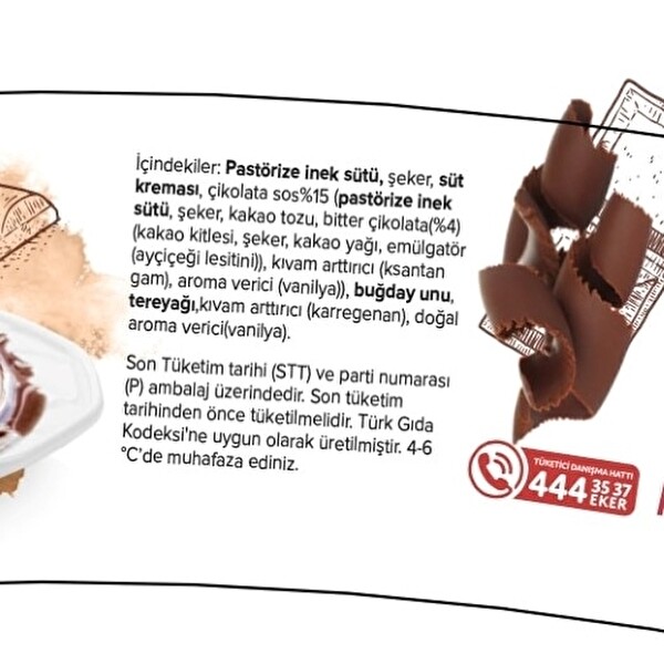 Eker Çikolatalı Muhallebi 150 g Eker Çikolatalı Muhallebi 150 g