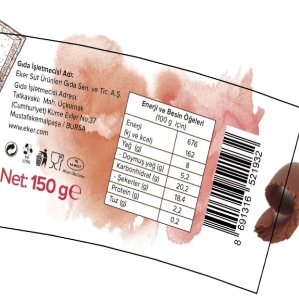 Eker Çikolatalı Muhallebi 150 g Eker Çikolatalı Muhallebi 150 g