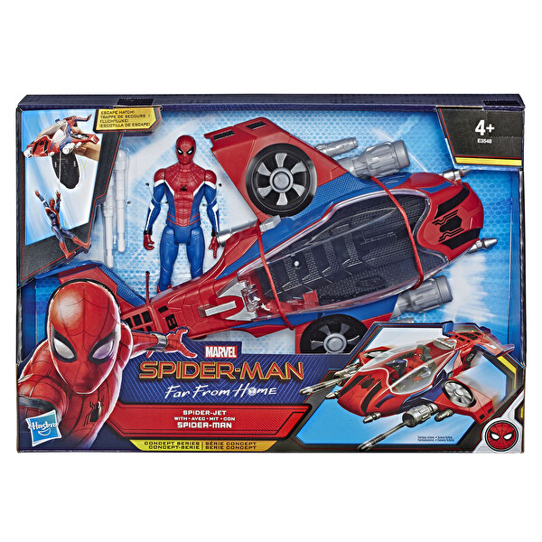 Spiderman Jet Ve Spider-Man Figürü