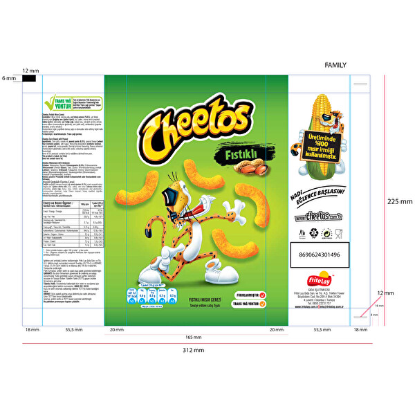 Cheetos Fıstık 56 g Cheetos Fıstık 56 g