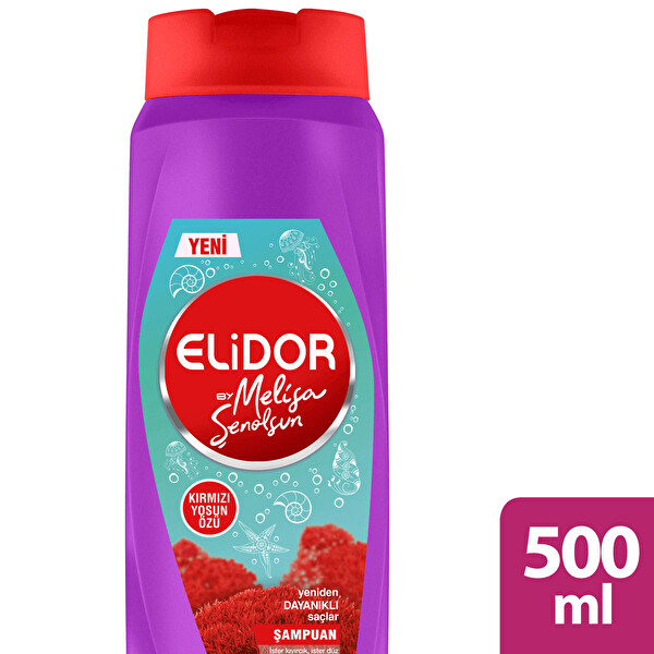 Elidor Şampuan 500 ml Kırmızı Yosun Özü