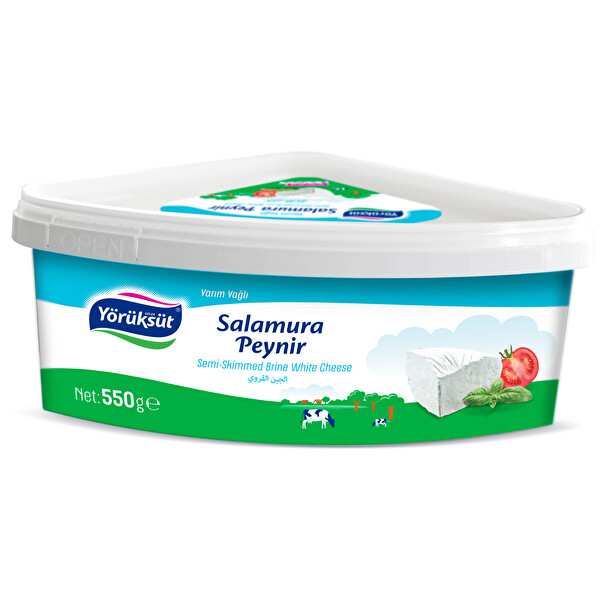 Yörüksüt Yarım Yağlı Salamura Peynir 550 G