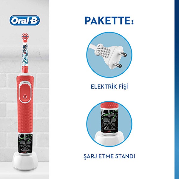 Oral B D100 Sarjli Cocuk Dis Fircasi Starwars 30258960 Carrefoursa