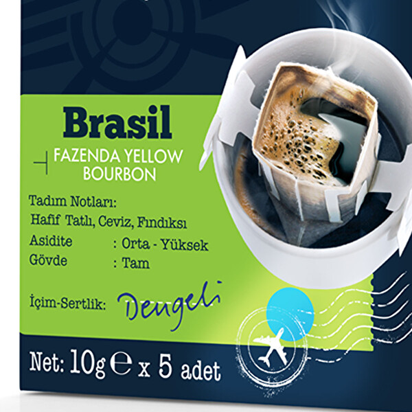 Moliendo Brasil Fazenda Yellow Bourbon Pratik Filtre Kahve 30259325