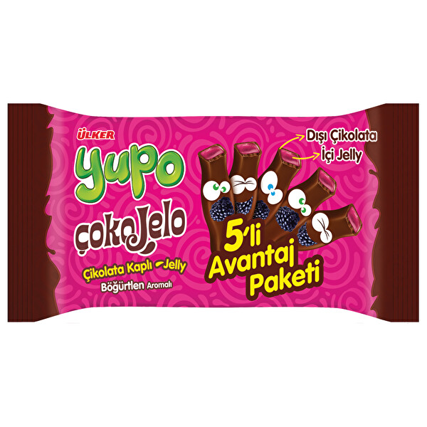 Yupo Çokojelo Böğürtlen rtakal Aromalı 5x20 g Yupo Çokojelo Böğürtlen rtakal Aromalı 5x20 g