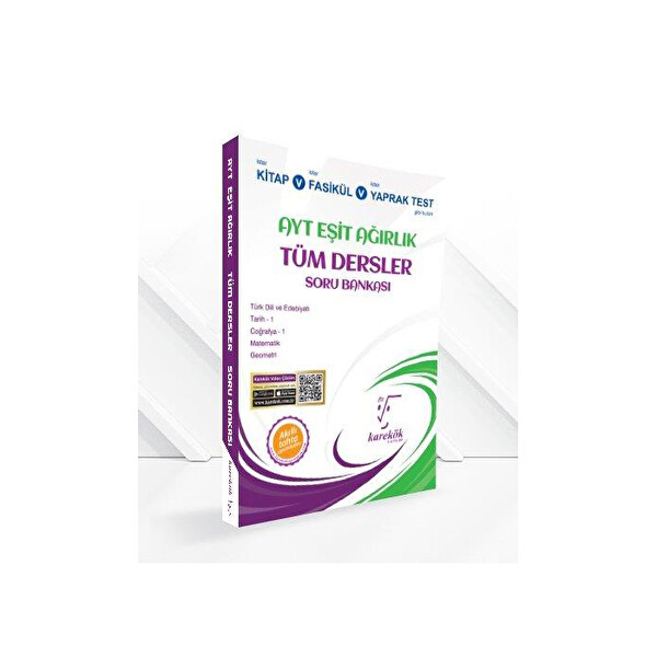 AYT Eşit Ağırlık Tüm Dersler Soru Bankası AYT Eşit Ağırlık Tüm Dersler Soru Bankası