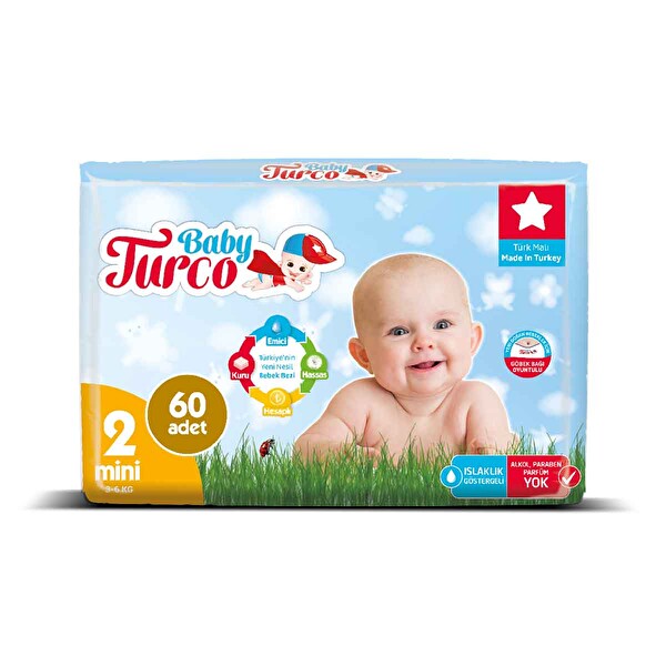 baby turco bebek bezi 2 mini 60 adet 30261219 carrefoursa