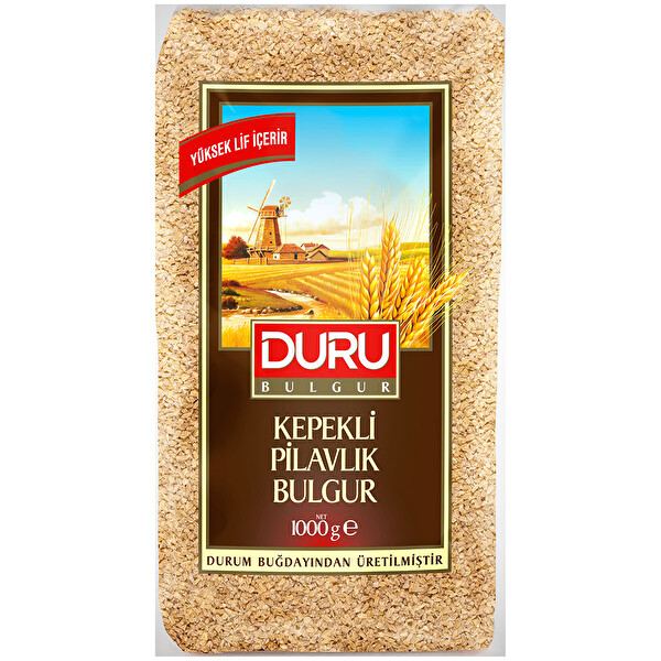 Duru Kepekli Pilavlık Bulgur 1 kg Duru Kepekli Pilavlık Bulgur 1 kg