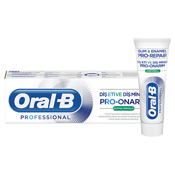 Oral B Dis Eti Ve Dis Minesi Pro Onarim Extra Ferahlik 75 Ml 30267007 Carrefoursa