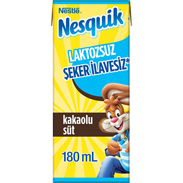 Nesquik Laktozsuz Şeker İlavesiz Kakaolu Süt 200 Ml