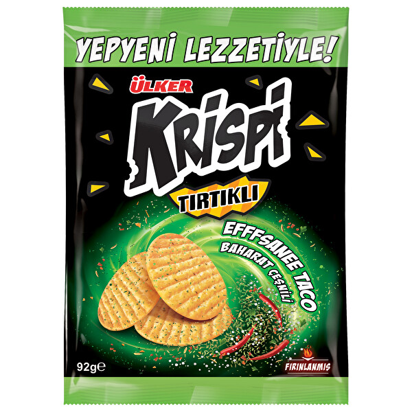 Krispi Tırtıklı Kraker Baharatlı 92 g Krispi Tırtıklı Kraker Baharatlı 92 g